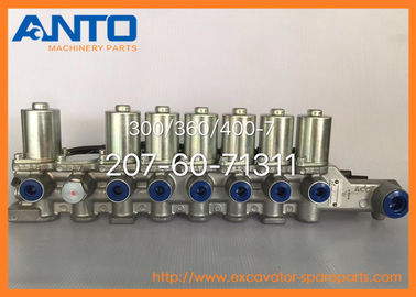 207-60-71311 conjunto de válvula do solenoide usado para KOMATSU PC300-7 PC400-7 PC300-8 PC350-8 PC400-8 PC450-8