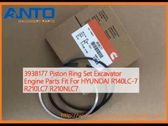 3938177 Conjunto de anéis de pistão Peças de motor de escavadeira adequadas para a HYUNDAI R140LC-7 R210LC7 R210NLC7