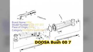 Bucha da escavadeira DOOSA 00-7- Peças