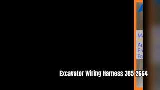 Chicote elétrico da escavadeira 385-2664 C13 345D