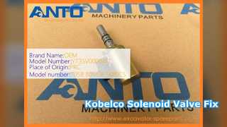 Válvula solenóide Kobelco YT35V00004F1 para reparo de escavadeira