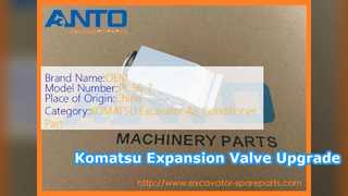 Válvula de expansão da escavadeira Komatsu AN51515-A0490
