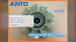Ventilador de escavadeira Komatsu 600-625-7620