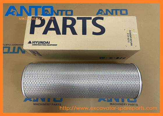 E131-0212 Filtro hidráulico HYUNDAI Peças sobressalentes de escavadeiras para R110-7 R140LC-7