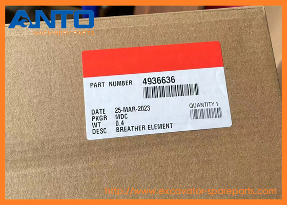 493-6636 4936636 Crankcase Filtro de ventilação Excavador respirador Peças sobressalentes adequadas para C7.1 326F L