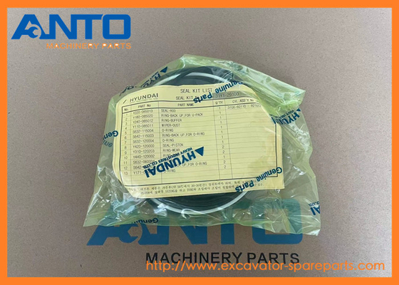 31Y1-29100 Kit de vedação HYUNDAI Peças para cilindros de baldes de escavadeiras para R210LC-9 R380LC-9DM