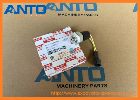 8-98249724-0 8-98249724-1 Sensor de Pressão de Óleo Peças de Reposição para Escavadeira Isuzu Adequado para 6BG1 6HK1