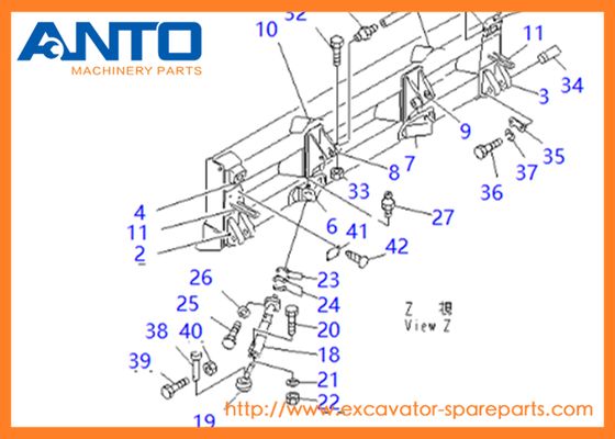 144-817-0611 1448170611 Shim KOMATSU Bulldozer Spare Parts Fit For D50P D53A D60A