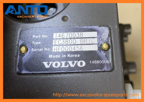 Válvula de controle VOE14670038 14670038 principal para a máquina escavadora EC380D de VOE
