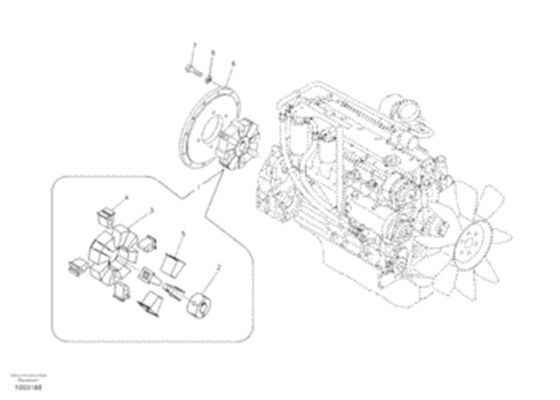 Acoplamento VOE14533206 14533206 flexível para a máquina escavadora Hydraulic Pump Parts de VOE