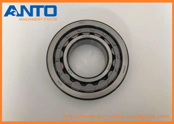 Rolamento de rolo NJ319 cilíndrico 95x200x45 milímetro NJ319ECM para a máquina escavadora Bearing