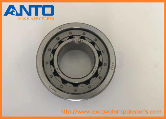 Rolamento de rolo NJ2311 cilíndrico 55x120x43 milímetro NJ2311E para a máquina escavadora Bearing