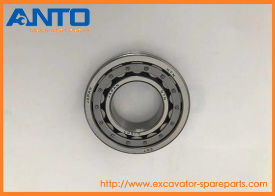 Rolamento de rolo NJ207 cilíndrico 35x72x17 milímetro NJ 207 ECML para a máquina escavadora Bearing