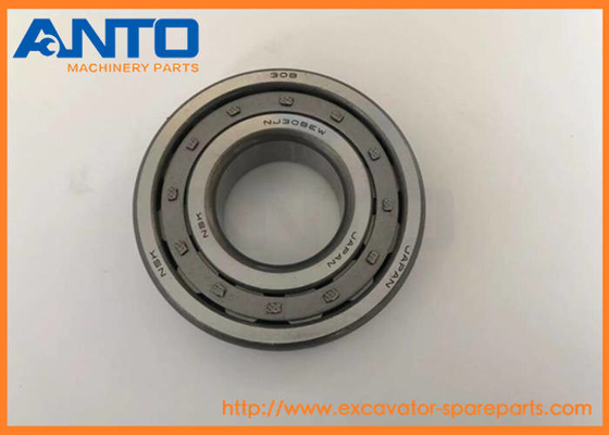 Rolamento de rolo NJ308 cilíndrico 40x90x23 milímetro NJ308ECM para a máquina escavadora Bearing