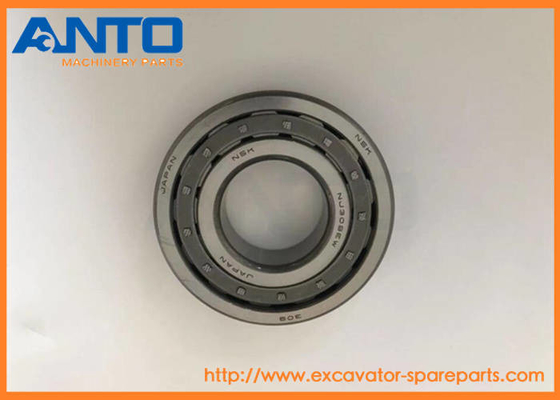 Rolamento de rolo NJ309 cilíndrico 45x100x25 milímetro NJ309-E-TVP2 para a máquina escavadora Bearing