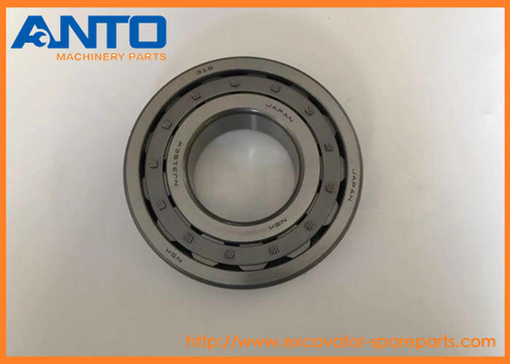 Rolamento de rolo NJ315 cilíndrico 75x160x37 milímetro NJ315ECM para a máquina escavadora Bearing