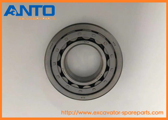 Rolamento de rolo NJ316 cilíndrico 80x170x39 milímetro NJ316ECM para a máquina escavadora Bearing